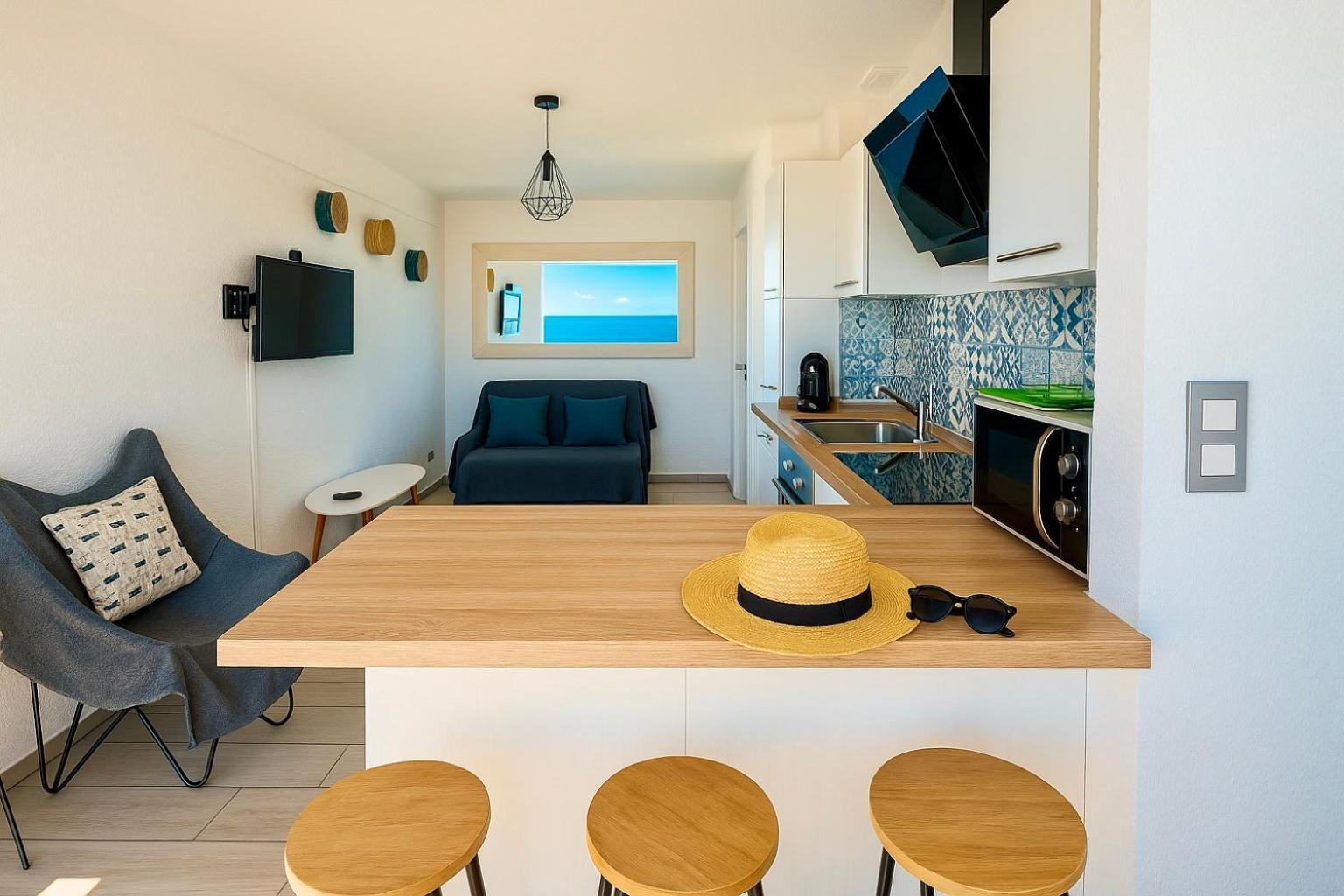 "Plage" Splendide Vue Mer Depuis La Chambre Et Le Salon Cuisine, 20M De La Plage! Canet-en-Roussillon Exteriér fotografie