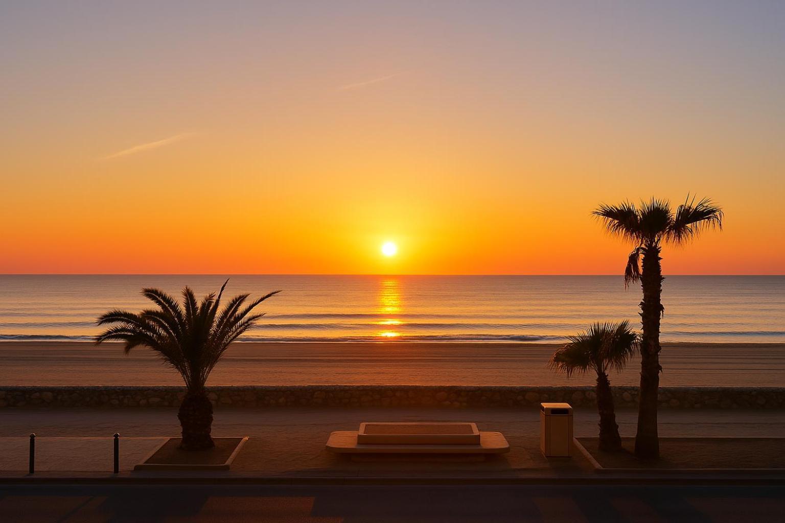 "Plage" Splendide Vue Mer Depuis La Chambre Et Le Salon Cuisine, 20M De La Plage! Canet-en-Roussillon Exteriér fotografie